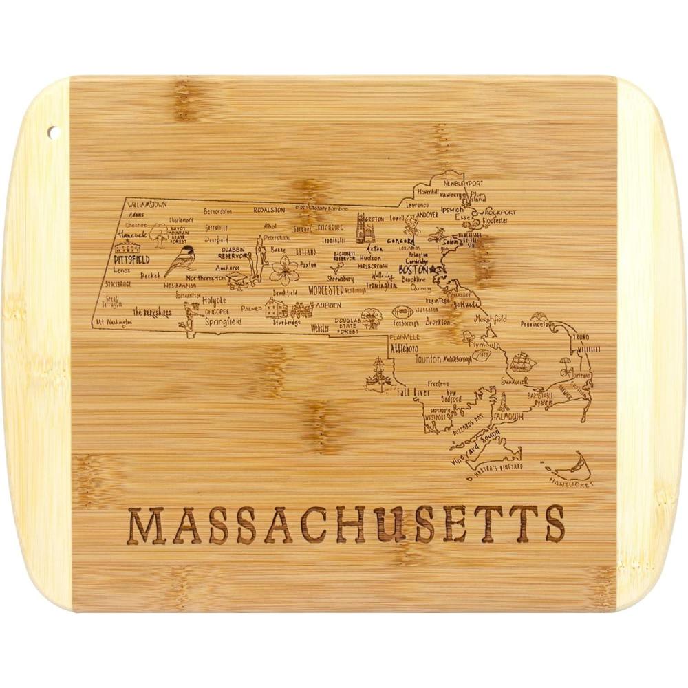 imageTotally Bamboo A Slice of Life North Carolina State Serving and Cutting Board 11 x 875Massachusetts