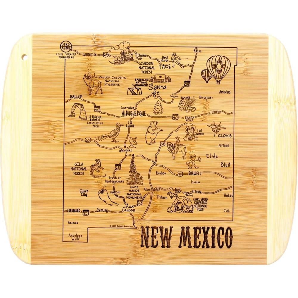 imageTotally Bamboo A Slice of Life North Carolina State Serving and Cutting Board 11 x 875New Mexico