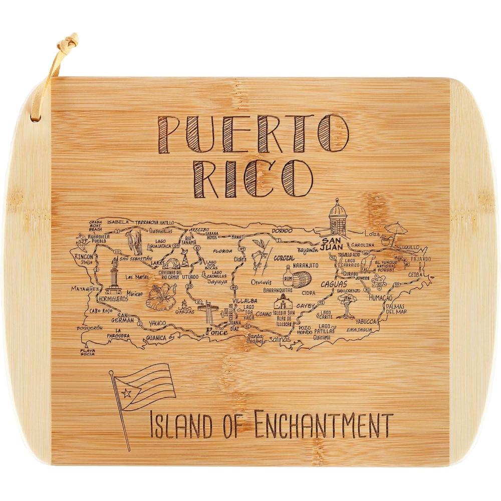 imageTotally Bamboo A Slice of Life North Carolina State Serving and Cutting Board 11 x 875Puerto Rico