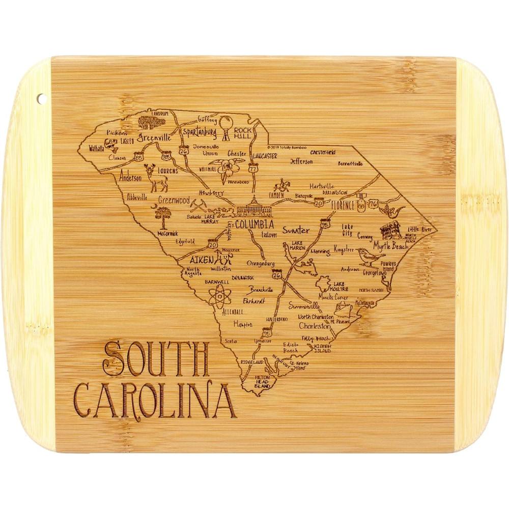 imageTotally Bamboo A Slice of Life North Carolina State Serving and Cutting Board 11 x 875South Carolina