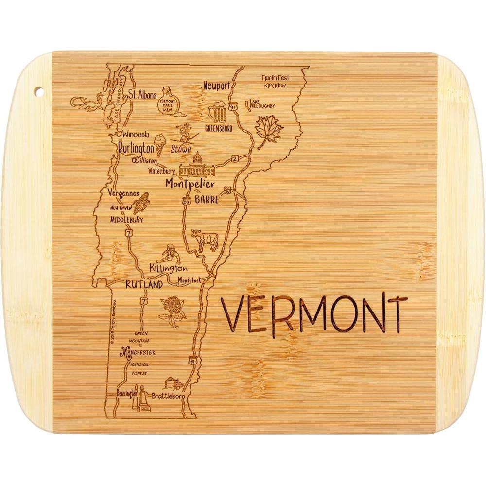 imageTotally Bamboo A Slice of Life North Carolina State Serving and Cutting Board 11 x 875Vermont