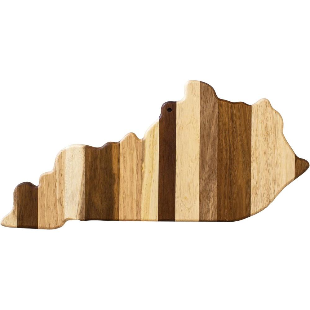 imageTotally Bamboo Rock amp Branch Series Shiplap Oklahoma State Shaped Wood Serving and Cutting Board Great for Wall Art 1634 x 9 x 58Kentucky
