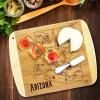 Totally Bamboo A Slice of Life North Carolina State Serving and Cutting Board, 11″ x 8.75″(Arizona)