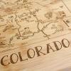 Totally Bamboo A Slice of Life North Carolina State Serving and Cutting Board, 11″ x 8.75″(Colorado)