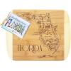Totally Bamboo A Slice of Life North Carolina State Serving and Cutting Board, 11″ x 8.75″(Florida)