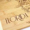 Totally Bamboo A Slice of Life North Carolina State Serving and Cutting Board, 11″ x 8.75″(Florida)