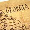 Totally Bamboo A Slice of Life North Carolina State Serving and Cutting Board, 11″ x 8.75″(Georgia)