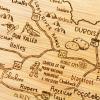 Totally Bamboo A Slice of Life North Carolina State Serving and Cutting Board, 11″ x 8.75″(Idaho)