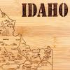 Totally Bamboo A Slice of Life North Carolina State Serving and Cutting Board, 11″ x 8.75″(Idaho)