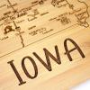 Totally Bamboo A Slice of Life North Carolina State Serving and Cutting Board, 11″ x 8.75″(Iowa)