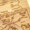 Totally Bamboo A Slice of Life North Carolina State Serving and Cutting Board, 11″ x 8.75″(Kansas)