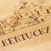 Totally Bamboo A Slice of Life North Carolina State Serving and Cutting Board, 11″ x 8.75″(Kentucky)