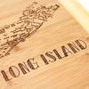 Totally Bamboo A Slice of Life North Carolina State Serving and Cutting Board, 11″ x 8.75″(Long Island)