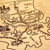 Totally Bamboo A Slice of Life North Carolina State Serving and Cutting Board, 11″ x 8.75″(Louisiana)