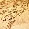 Totally Bamboo A Slice of Life North Carolina State Serving and Cutting Board, 11″ x 8.75″(Maine)