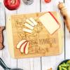 Totally Bamboo A Slice of Life North Carolina State Serving and Cutting Board, 11″ x 8.75″(Minnesota)