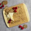 Totally Bamboo A Slice of Life North Carolina State Serving and Cutting Board, 11″ x 8.75″(Nevada)