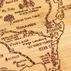 Totally Bamboo A Slice of Life North Carolina State Serving and Cutting Board, 11″ x 8.75″(New Jersey)