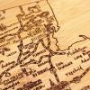 Totally Bamboo A Slice of Life North Carolina State Serving and Cutting Board, 11″ x 8.75″(New Jersey)