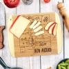 Totally Bamboo A Slice of Life North Carolina State Serving and Cutting Board, 11″ x 8.75″(New Mexico)