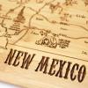 Totally Bamboo A Slice of Life North Carolina State Serving and Cutting Board, 11″ x 8.75″(New Mexico)