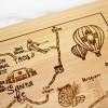 Totally Bamboo A Slice of Life North Carolina State Serving and Cutting Board, 11″ x 8.75″(New Mexico)
