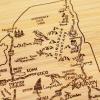 Totally Bamboo A Slice of Life North Carolina State Serving and Cutting Board, 11″ x 8.75″(New York)