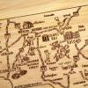 Totally Bamboo A Slice of Life North Carolina State Serving and Cutting Board, 11″ x 8.75″(North Carolina)