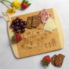 Totally Bamboo A Slice of Life North Carolina State Serving and Cutting Board, 11″ x 8.75″(Ohio)