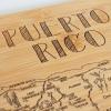 Totally Bamboo A Slice of Life North Carolina State Serving and Cutting Board, 11″ x 8.75″(Puerto Rico)