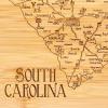Totally Bamboo A Slice of Life North Carolina State Serving and Cutting Board, 11″ x 8.75″(South Carolina)
