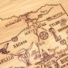 Totally Bamboo A Slice of Life North Carolina State Serving and Cutting Board, 11″ x 8.75″(Texas)