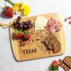 Totally Bamboo A Slice of Life North Carolina State Serving and Cutting Board, 11″ x 8.75″(Texas)