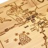 Totally Bamboo A Slice of Life North Carolina State Serving and Cutting Board, 11″ x 8.75″(Utah)