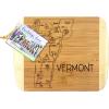 Totally Bamboo A Slice of Life North Carolina State Serving and Cutting Board, 11″ x 8.75″(Vermont)