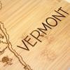 Totally Bamboo A Slice of Life North Carolina State Serving and Cutting Board, 11″ x 8.75″(Vermont)