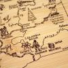 Totally Bamboo A Slice of Life North Carolina State Serving and Cutting Board, 11″ x 8.75″(Washington)
