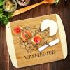 Totally Bamboo A Slice of Life North Carolina State Serving and Cutting Board, 11″ x 8.75″(Washington)