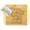 Totally Bamboo A Slice of Life North Carolina State Serving and Cutting Board, 11″ x 8.75″(Wisconsin)