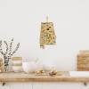 Totally Bamboo Arizona State Shaped Cutting Board and Charcuterie Serving Platter with Artwork by Fish Kiss, Includes Hang Tie for Wall Display(Alabama)