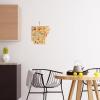 Totally Bamboo Arizona State Shaped Cutting Board and Charcuterie Serving Platter with Artwork by Fish Kiss, Includes Hang Tie for Wall Display(Arkansas)