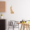 Totally Bamboo Arizona State Shaped Cutting Board and Charcuterie Serving Platter with Artwork by Fish Kiss, Includes Hang Tie for Wall Display(Delaware)