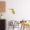 Totally Bamboo Arizona State Shaped Cutting Board and Charcuterie Serving Platter with Artwork by Fish Kiss, Includes Hang Tie for Wall Display(Florida)