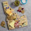 Totally Bamboo Arizona State Shaped Cutting Board and Charcuterie Serving Platter with Artwork by Fish Kiss, Includes Hang Tie for Wall Display(Idaho)