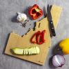 Totally Bamboo Arizona State Shaped Cutting Board and Charcuterie Serving Platter with Artwork by Fish Kiss, Includes Hang Tie for Wall Display(Idaho)