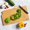 Totally Bamboo Arizona State Shaped Cutting Board and Charcuterie Serving Platter with Artwork by Fish Kiss, Includes Hang Tie for Wall Display(Kansas)