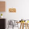 Totally Bamboo Arizona State Shaped Cutting Board and Charcuterie Serving Platter with Artwork by Fish Kiss, Includes Hang Tie for Wall Display(Kansas)
