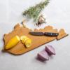 Totally Bamboo Arizona State Shaped Cutting Board and Charcuterie Serving Platter with Artwork by Fish Kiss, Includes Hang Tie for Wall Display(Kentucky)
