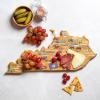 Totally Bamboo Arizona State Shaped Cutting Board and Charcuterie Serving Platter with Artwork by Fish Kiss, Includes Hang Tie for Wall Display(Kentucky)