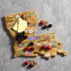 Totally Bamboo Arizona State Shaped Cutting Board and Charcuterie Serving Platter with Artwork by Fish Kiss, Includes Hang Tie for Wall Display(Louisiana)